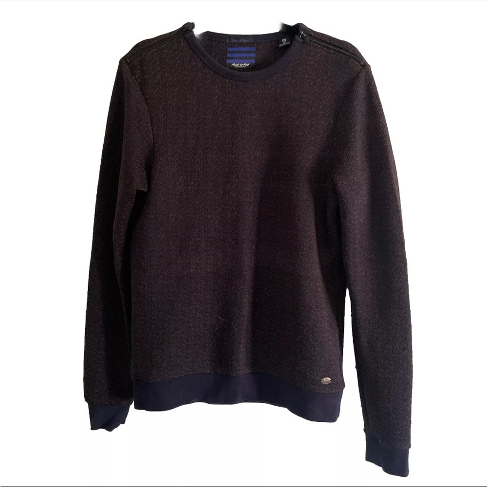 Scotch & Soda Beat sweater jumper zipper shoulders